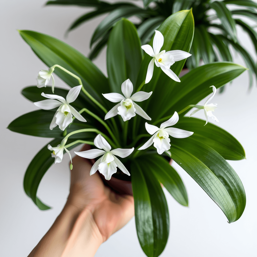 White Fawl Orchid - Image 1